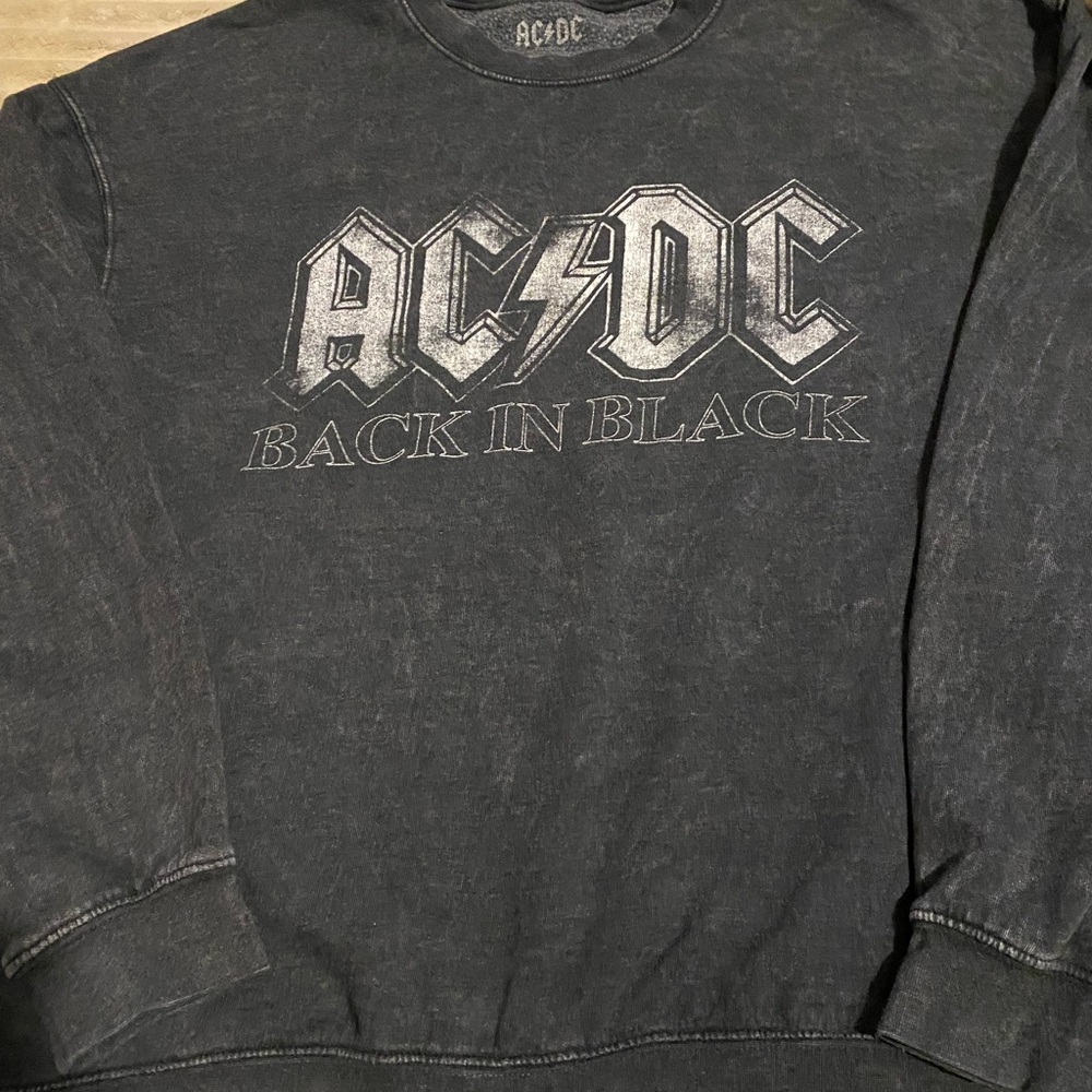 AC/DC Vintage Grey Men's Sweater